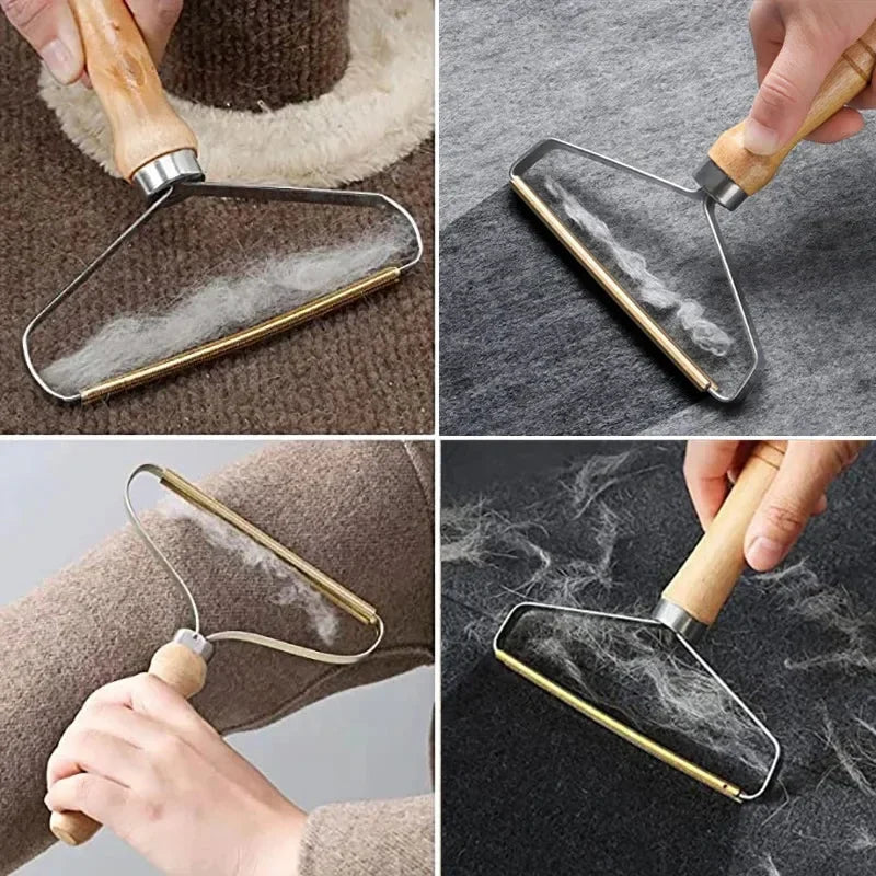 Manual Lint & Pet Hair Remover – Fabric Shaver Tool